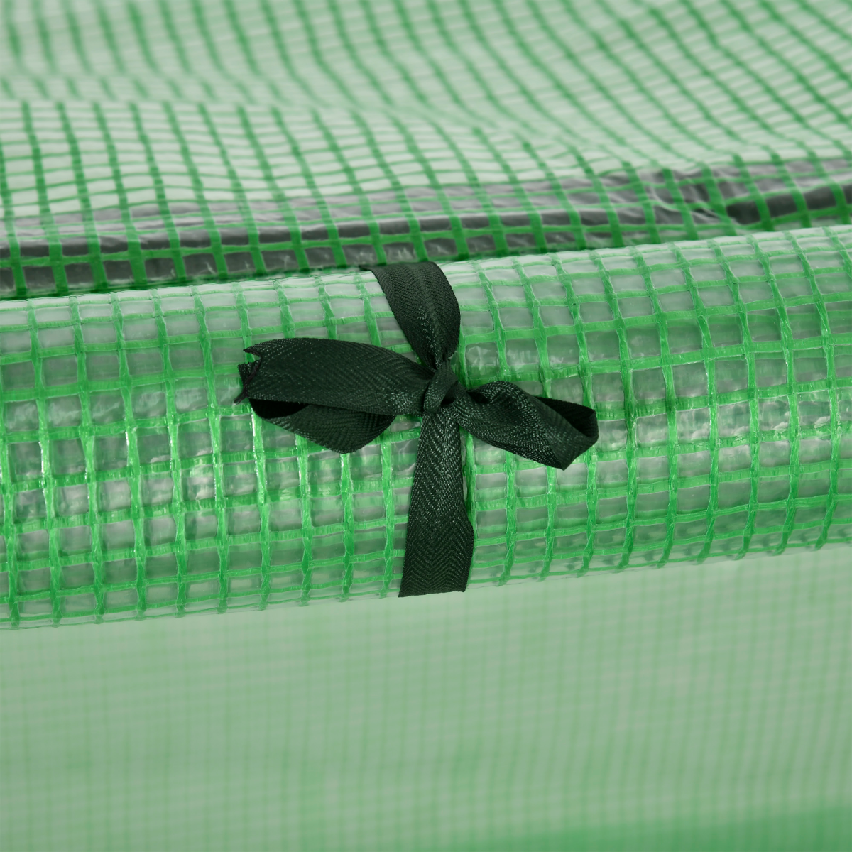 Outsunny Tunnel Greenhouse with Steel Frame and Zipped Roll-Up Doors