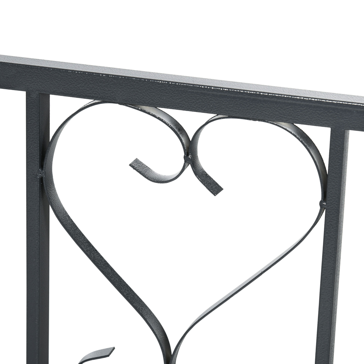 Outsunny Steel Garden Arch with Double Gate for Climbing Plants