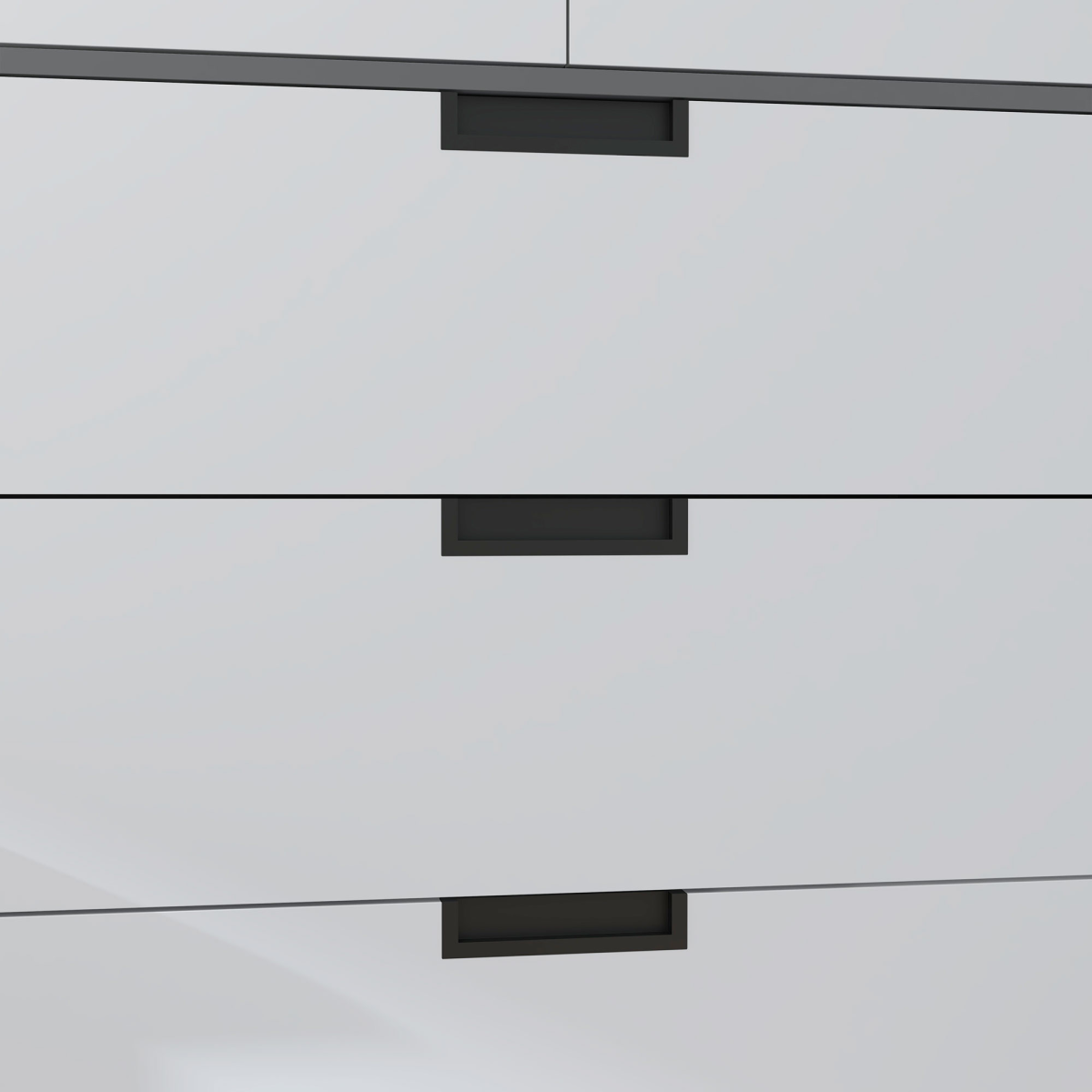 HOMCOM White and Grey 2-Door Wardrobe with 3 Drawers and Rail