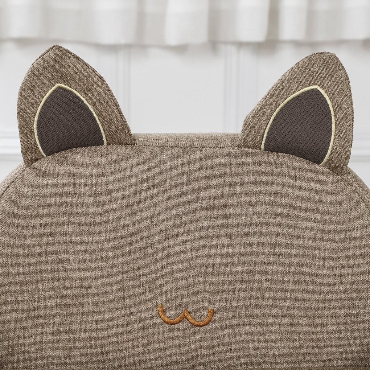 HOMCOM Kids Mini Sofa Toddler Armchair with Storage Bag Brown