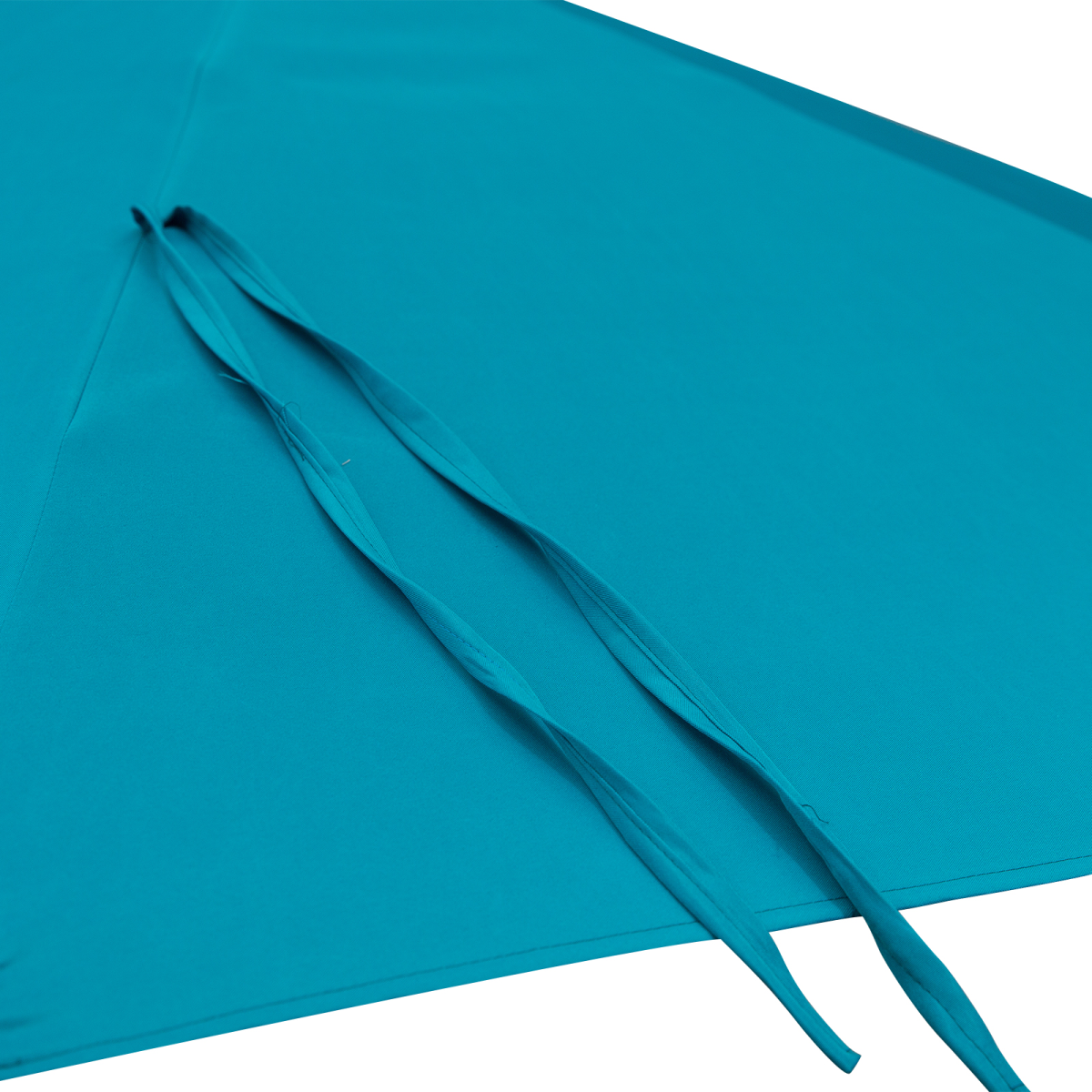 Outsunny 4.6M Double Canopy Garden Patio Umbrella Parasol with Crank Lift, Blue, No Base