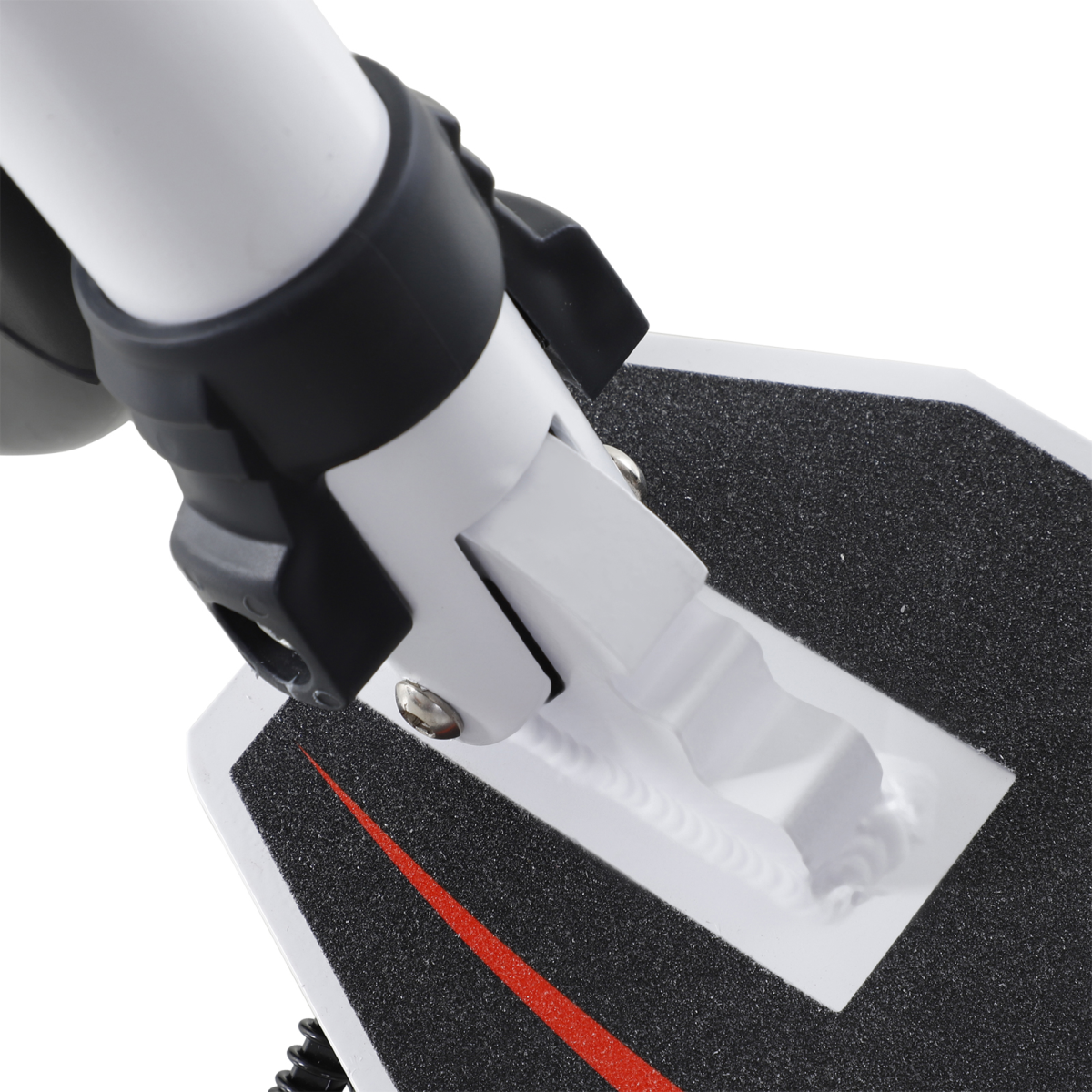 Teens Adult Kick Scooter Foldable Adjust Aluminum For Age 14 White HOMCOM