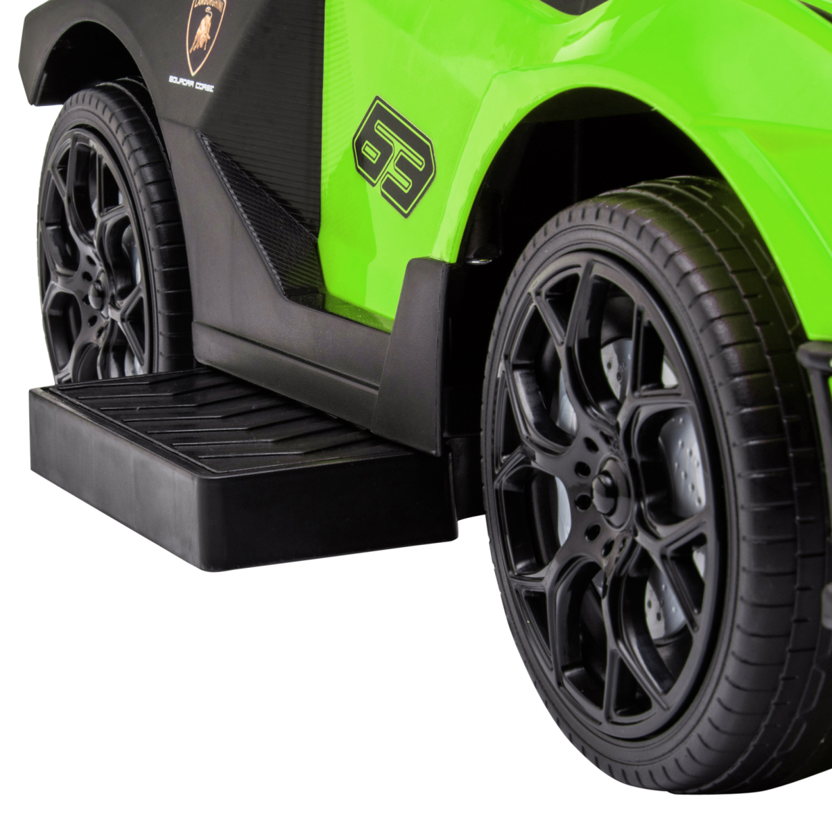 HOMCOM Lamborghini Essenza SCV12 2-in-1 Baby Ride-On Push Car, Green