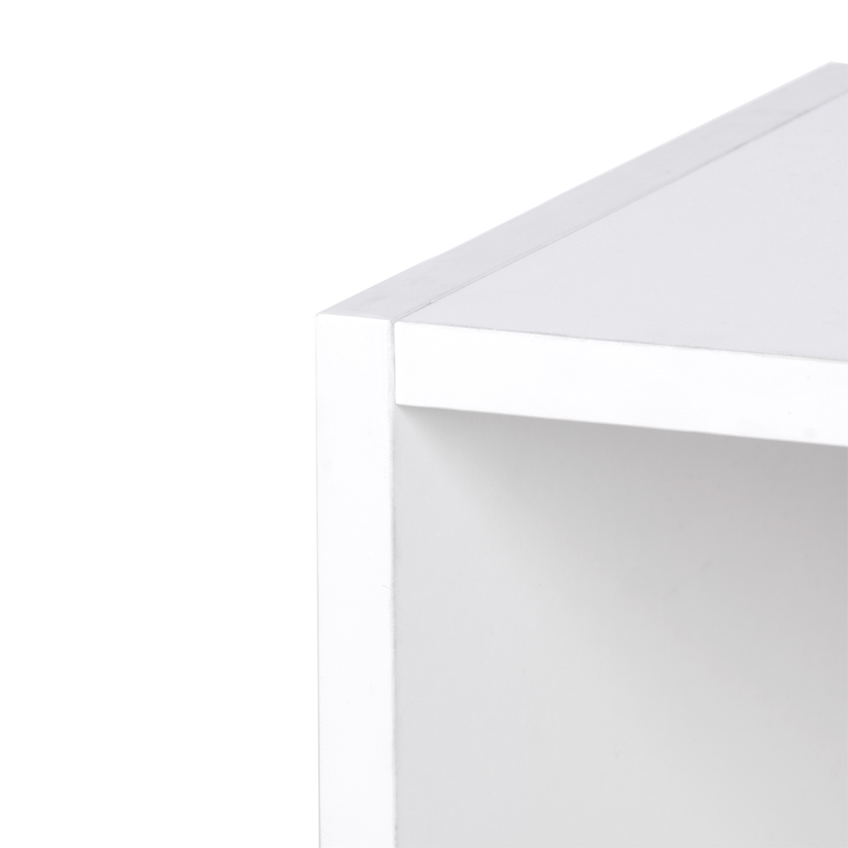 HOMCOM Wall Mounted Coat Rack with Clothes Rail and 2 Shelves, White