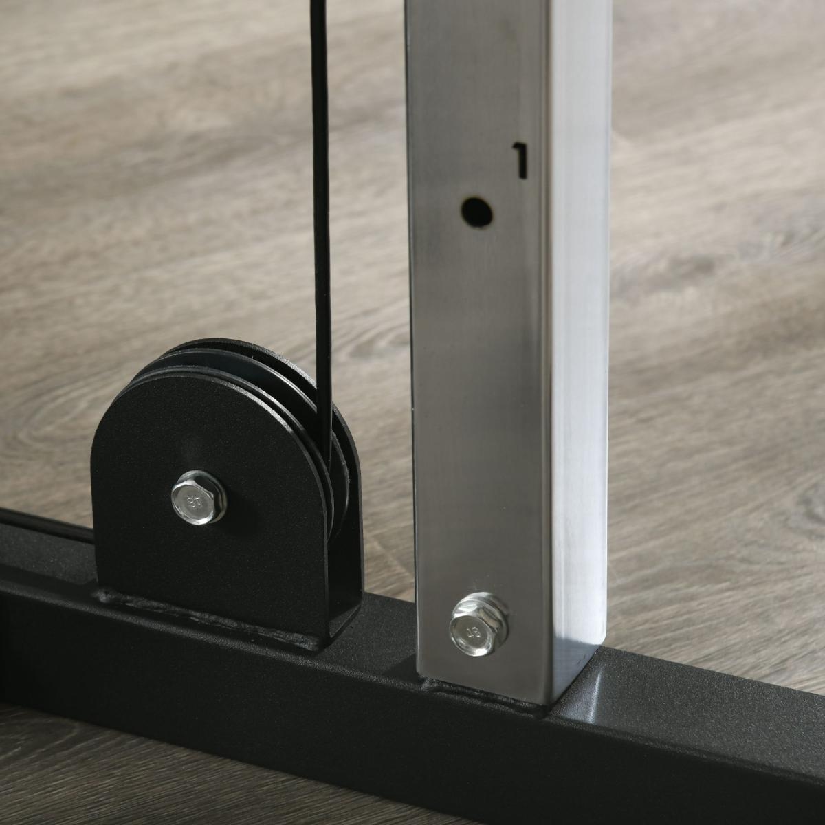 SPORTNOW Adjustable Home Gym Machine with Dual Pulley System