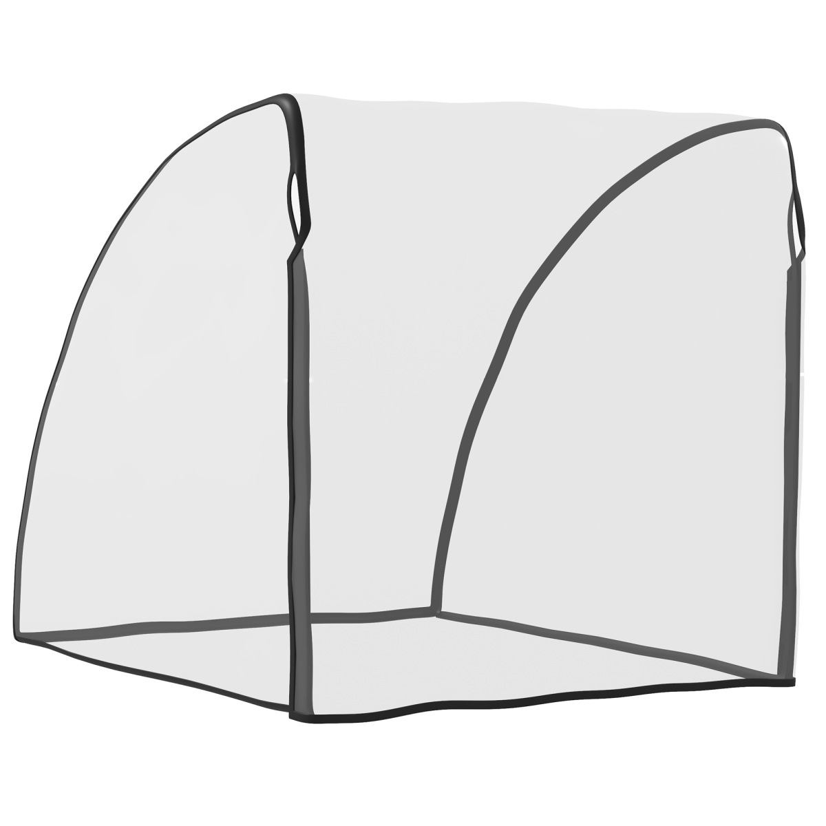 HOMCOM Waterproof Clear Baby Bike Trailer Storage Cover