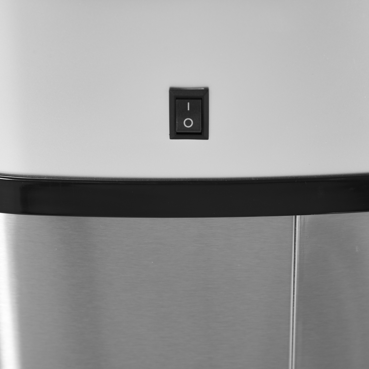 Sensor Bin, 58L, Touch-Free Motion Sensor, Mirror Stainless Steel and ABS Plastic