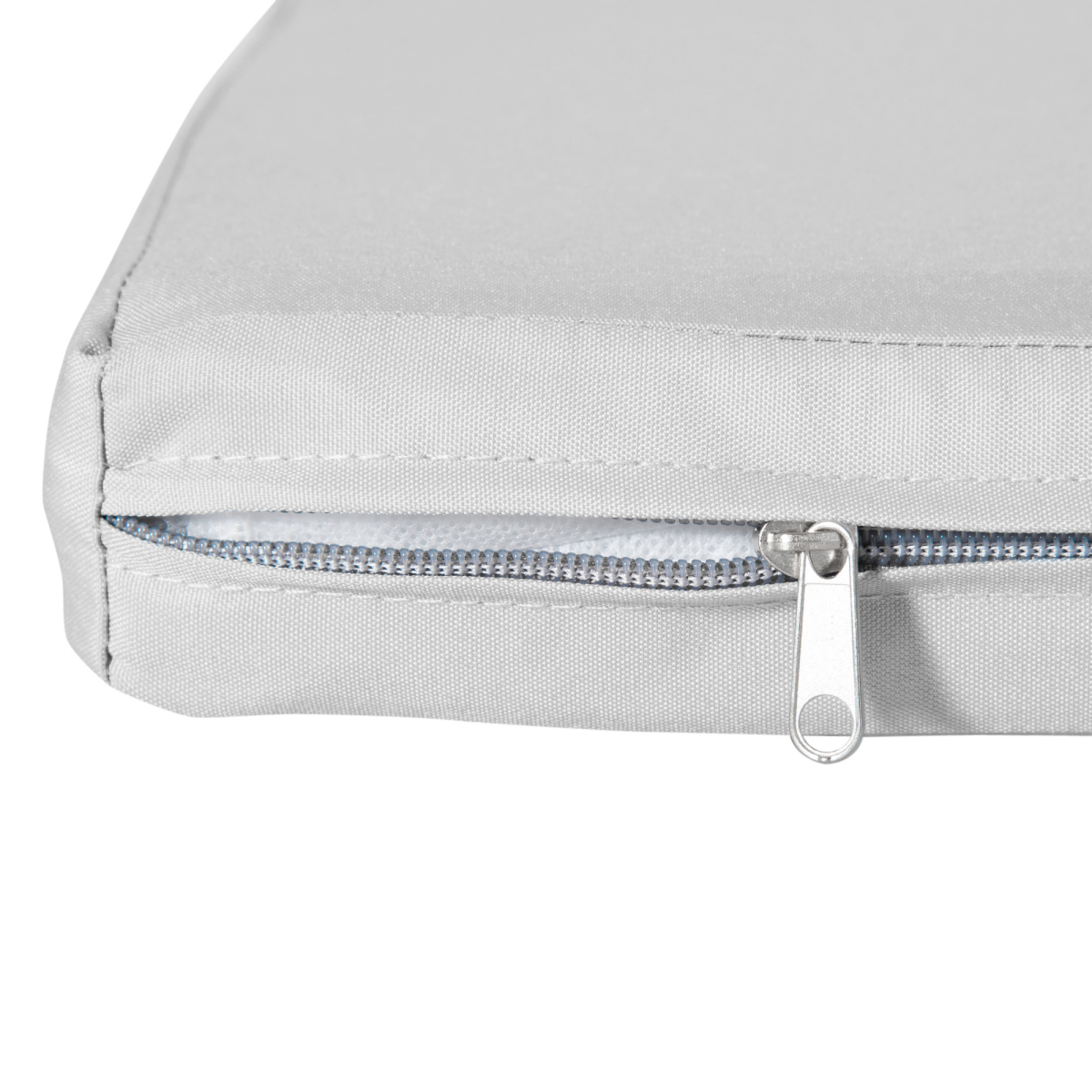 Outsunny 3-Piece Grey Seat Cushion Set for Rattan Garden Furniture, Cotton Filled, Removable Washable Covers