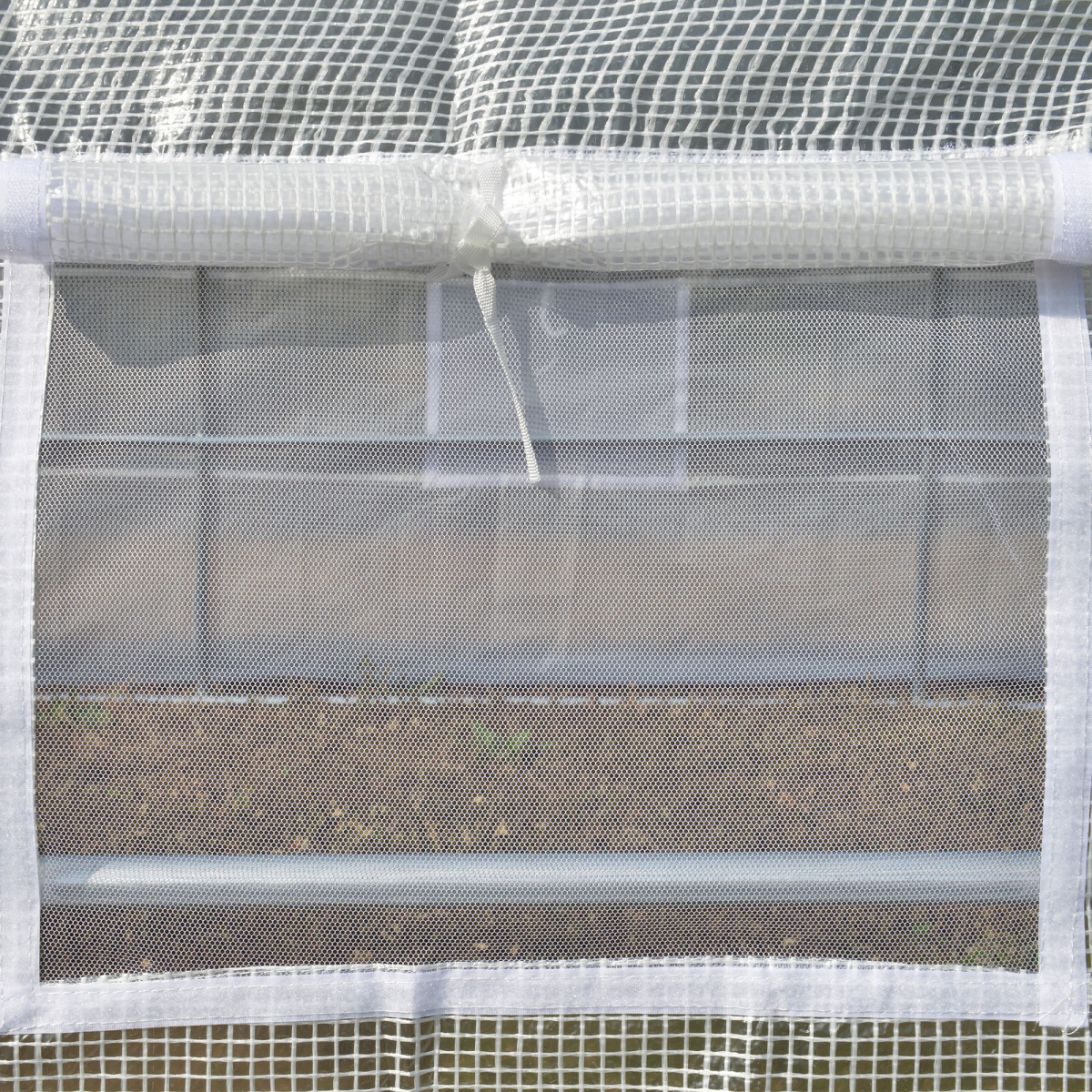 3.9 x 3 x 2 m Walk-In Greenhouse Polytunnel with Steel Frame, Windows and Door