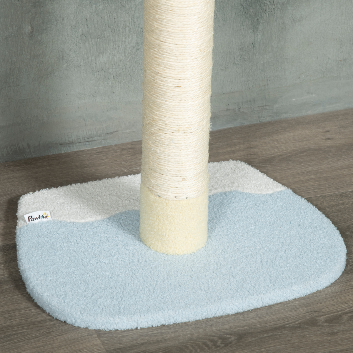 Height Adjustable Floor-to-Ceiling Cat Tree with Anti-Slip Kit - Yellow