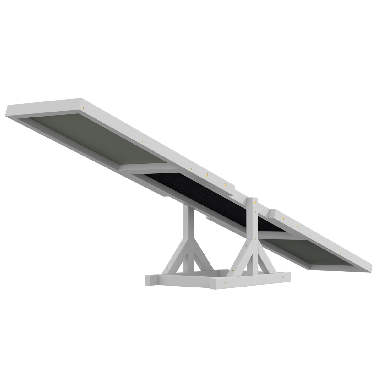 PawHut Wooden Dog Seesaw with Anti-Slip Surface, 30kg Capacity