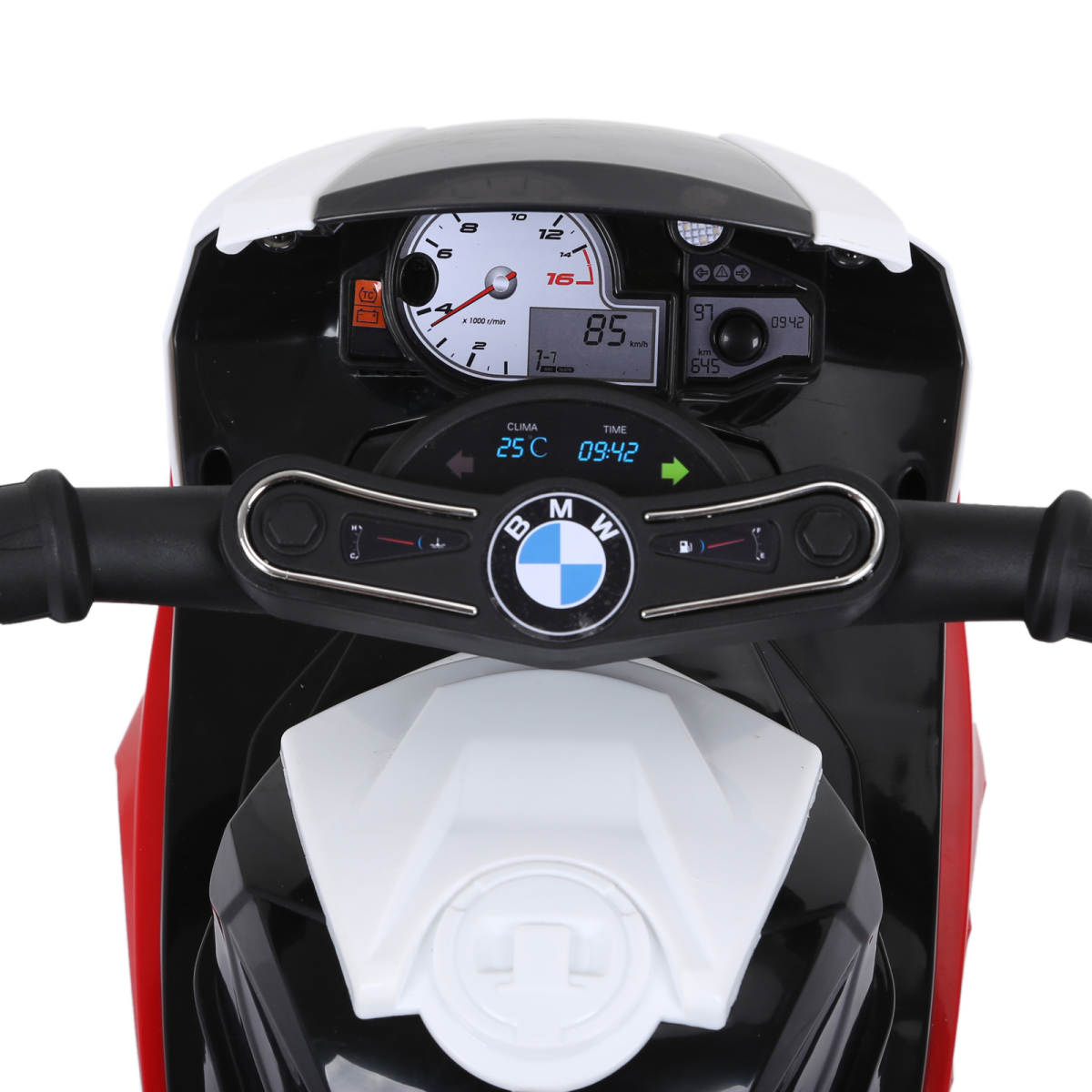 HOMCOM Electric Kids Ride On Motorcycle, BMW Licensed, Headlights, Music and Lights, 18-36 Months