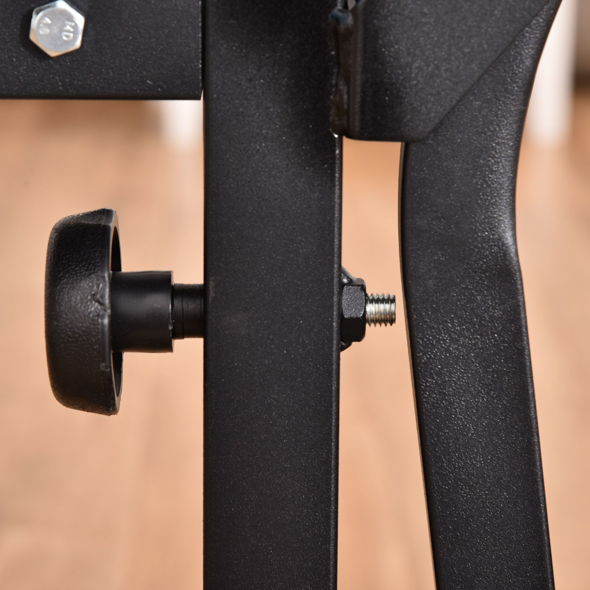 Adjustable Weight Bench with Leg Developer and 3-Level Adjustable Barbell Rack for Home Gym