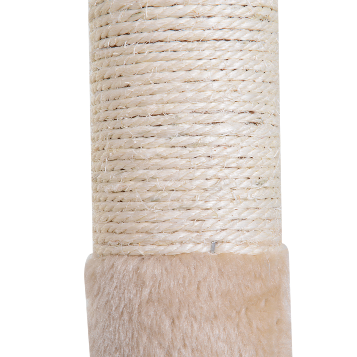 Pawhut Cat Activity Tree Two-Tier Play Tower with Sisal Scratching Posts, Hammock and Top Perch