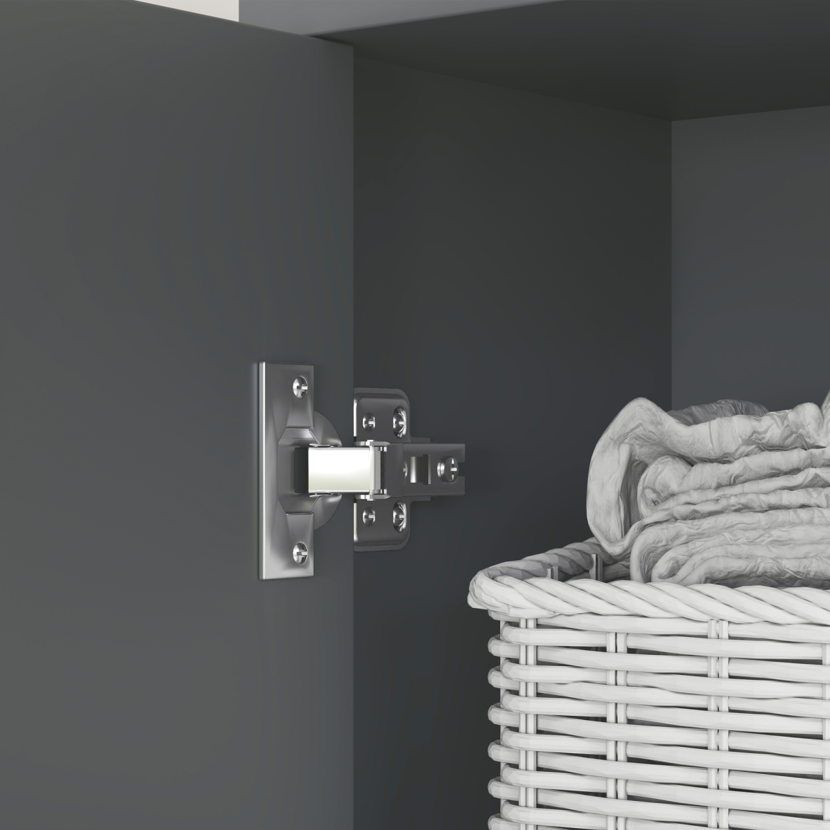 HOMCOM Grey Bathroom Storage Unit with Cabinets, Shelves and Drawer