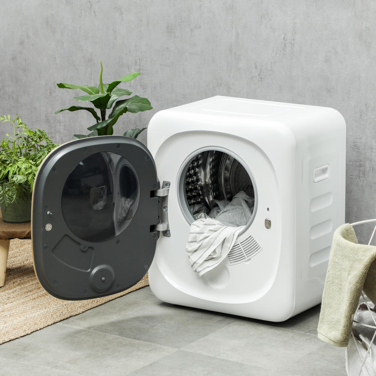 HOMCOM 4kg 800W Vented Tumble Dryer with Deodorize & Smart Mode