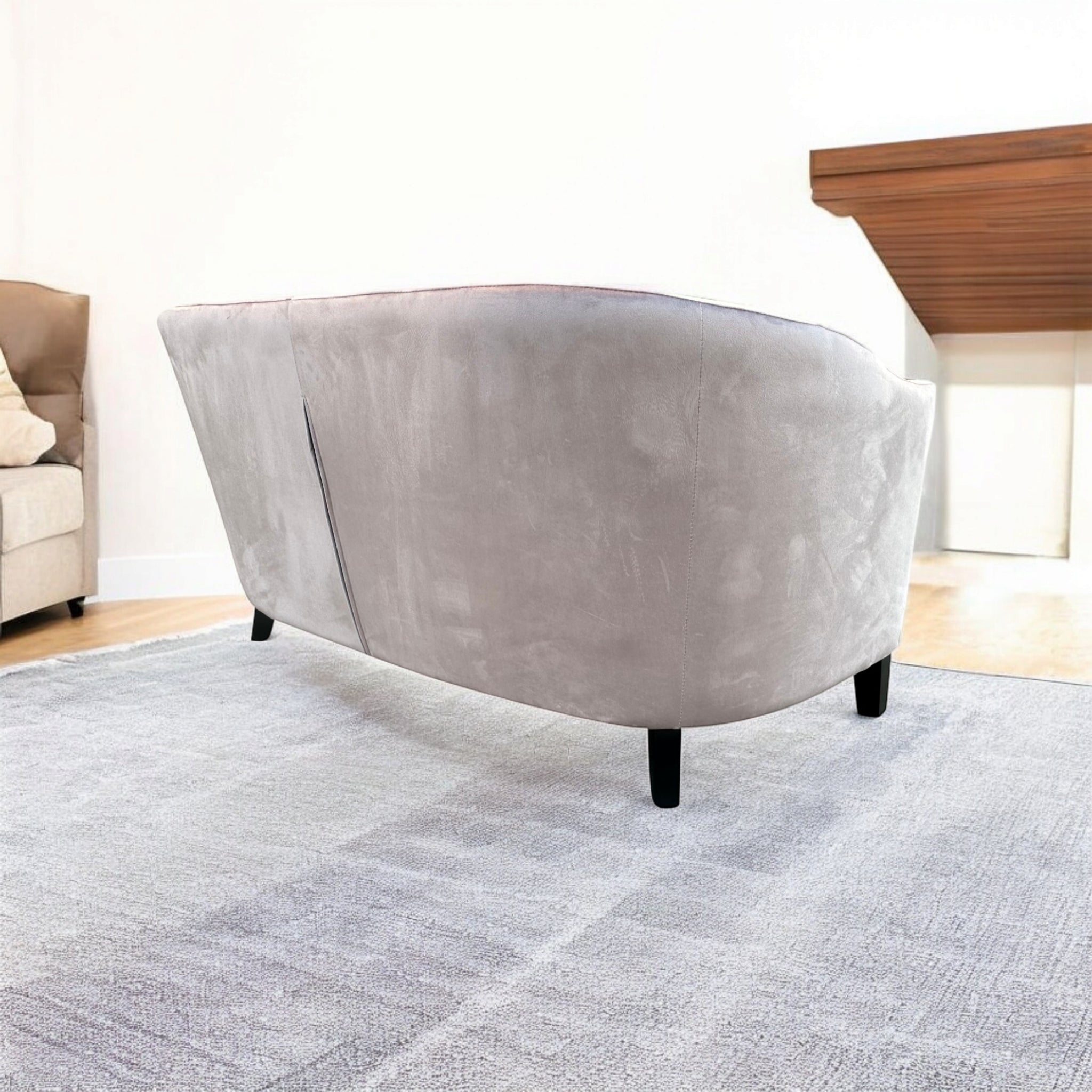 MSL 147cm 2-Seater Pink Velvet Loveseat