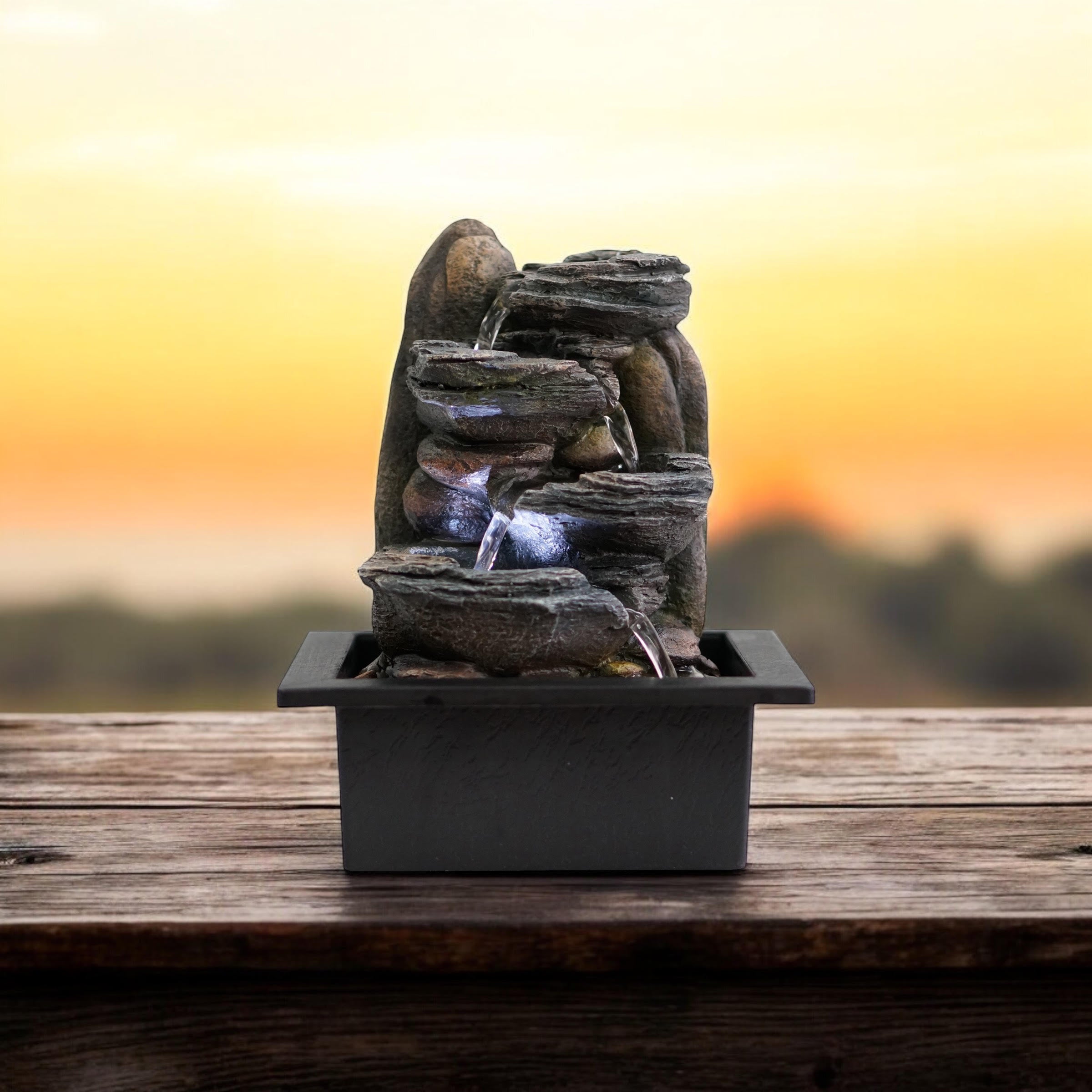 MSL 25cm Hand Finished 240V Tabletop Fountain