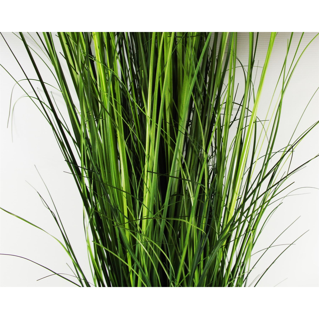 Leaf 130cm Extra Large Artificial Grass Plant with Copper Metal Planter