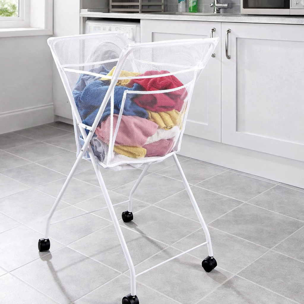 Avilo No Bend Laundry Trolley for Carrying Heavy Laundry