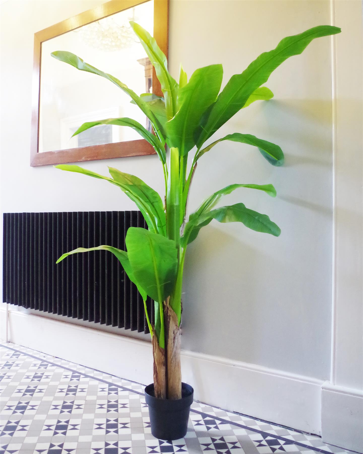 180cm Artificial Banana Plant Large Leaf Tropical Tree with Weighted Pot