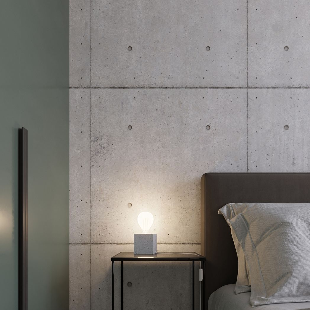 Ceiling lamp concrete Ariz industrial Design E27