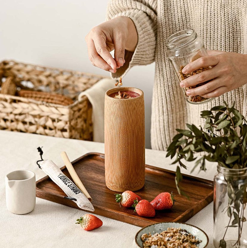 Natural Bamboo Drinking Cups