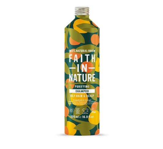 Faith In Nature Grapefruit & Orange Shampoo – 500ml Aluminium
