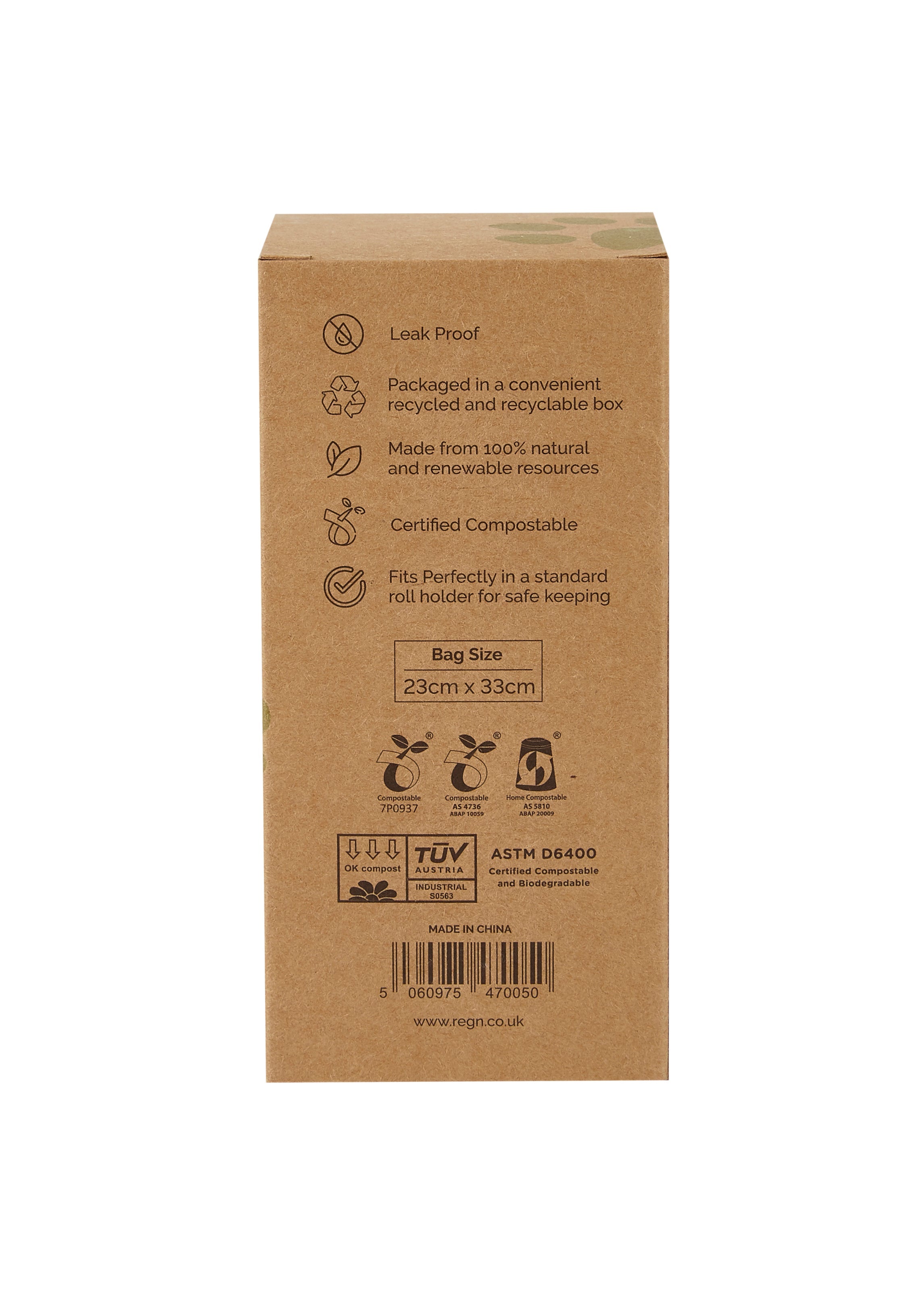 Re:gn Compostable Dog Poop Bags – 120 Bags per Pack