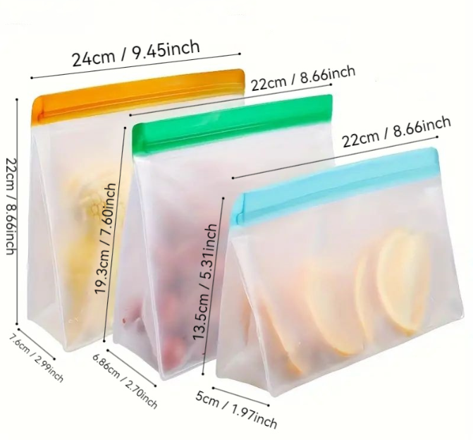 Reusable Food Storage Bags 1