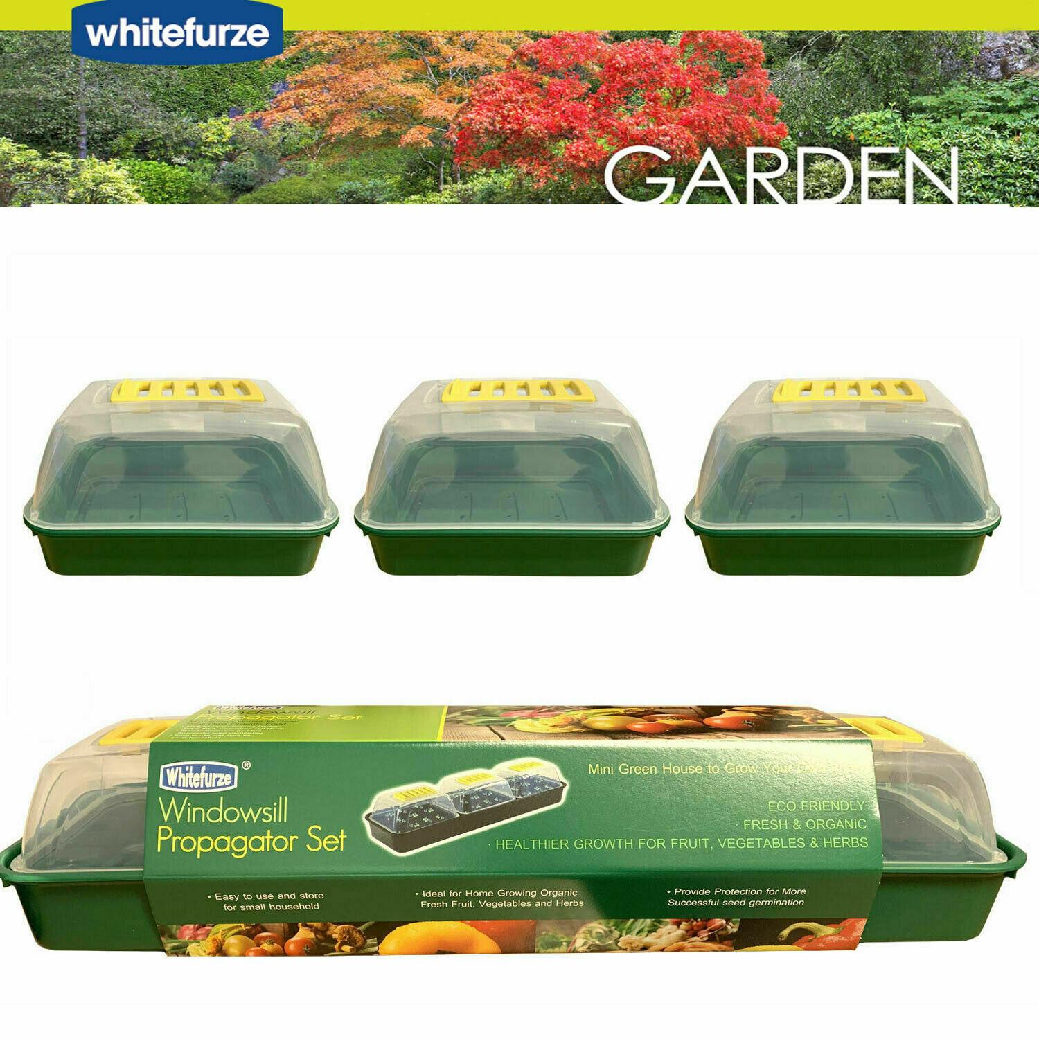 Whitefurze 7 Piece Windowsill Propagator Set