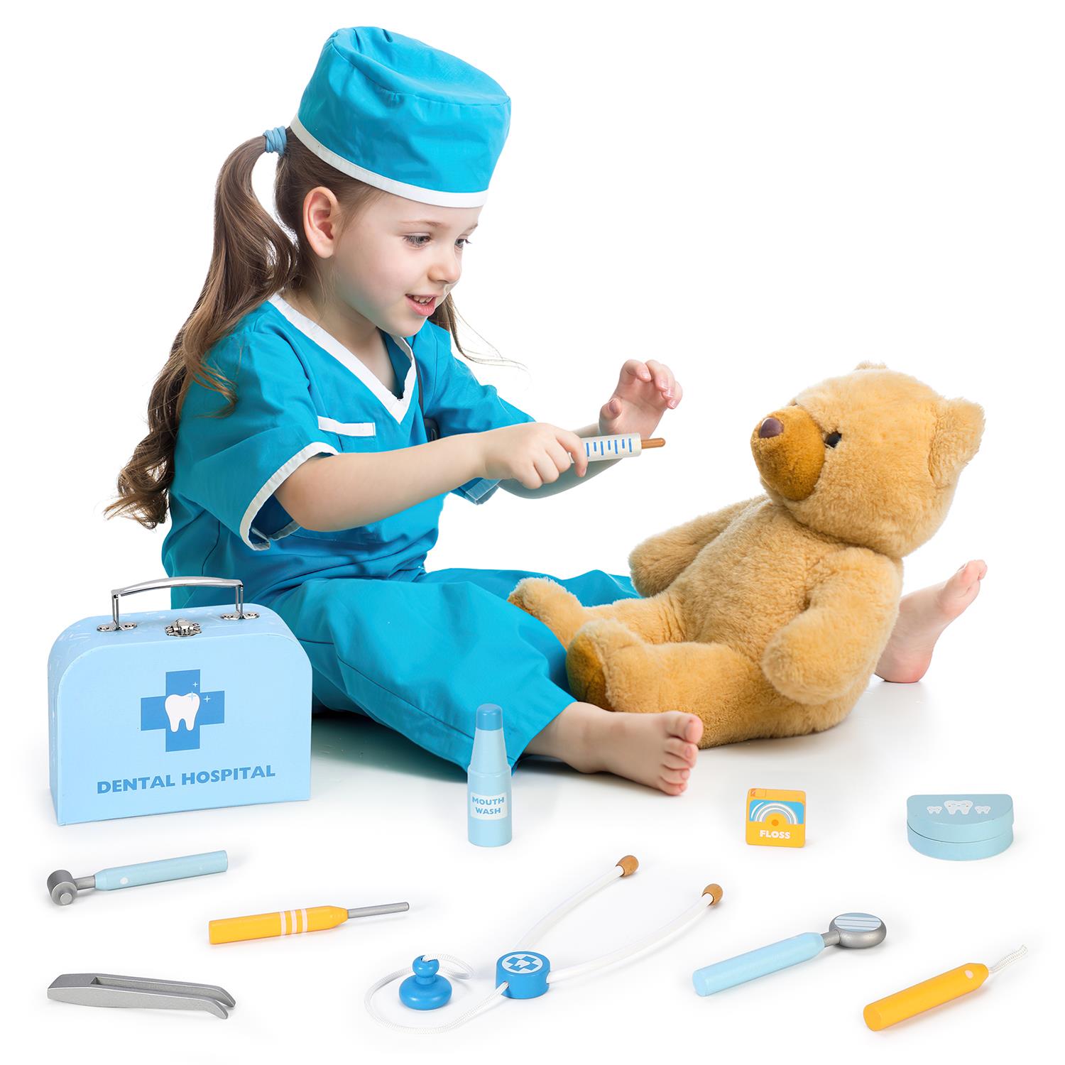 SOKA Play Imagine Learn Adorable Dental Hospital Toy Playset for Kids