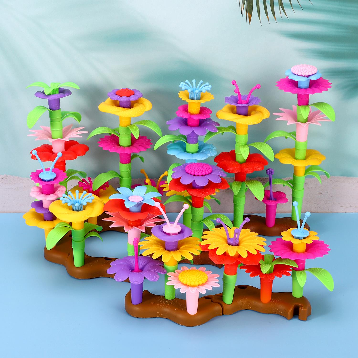 SOKA 108-Piece Flower Garden Building Set Educational Toy
