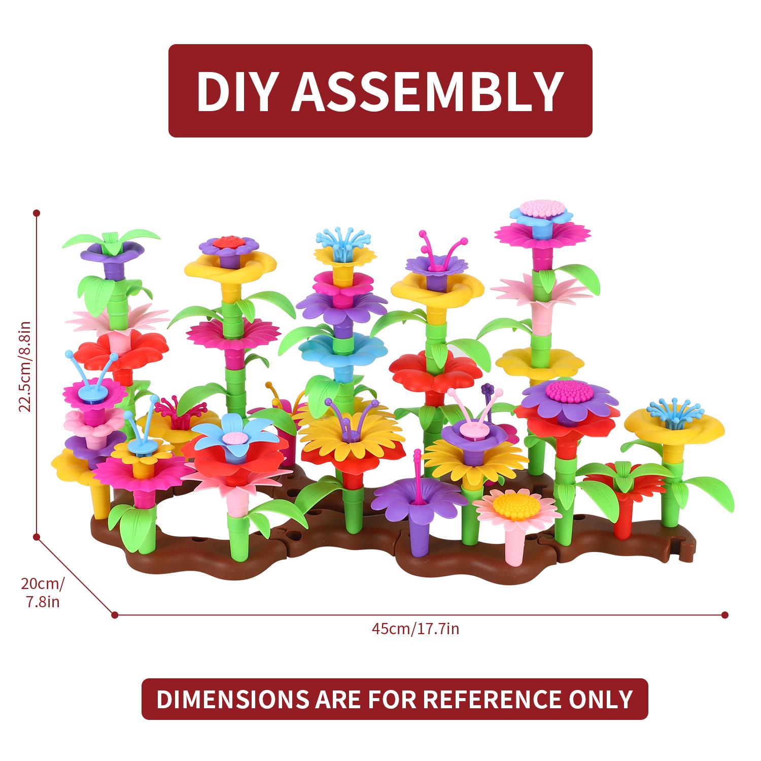 SOKA 108-Piece Flower Garden Building Set Educational Toy