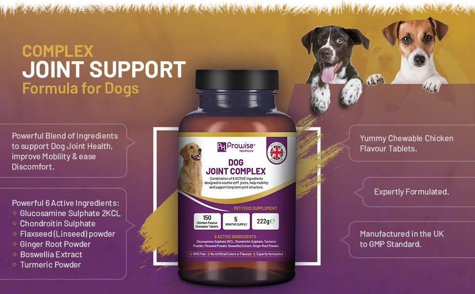 Prowise Dog Joint Support Chewable Tablets, 150 Tablets, 5 Month Supply