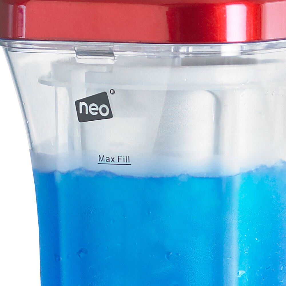 Electric Slushy Drinks Machine, Slushy Maker with Transparent Ice Canister and Chrome Dispenser Tap