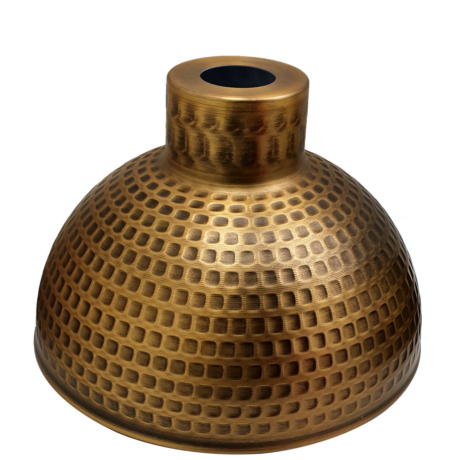 Retro Industrial Metal Ceiling Pendant Light Shade - Yellow Brass