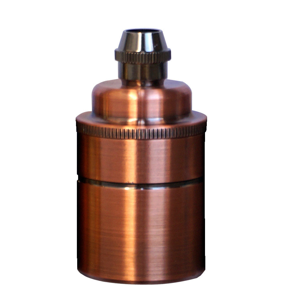 Plain Holder Copper E27 Socket Ceramic Light Bulb Holder~2746