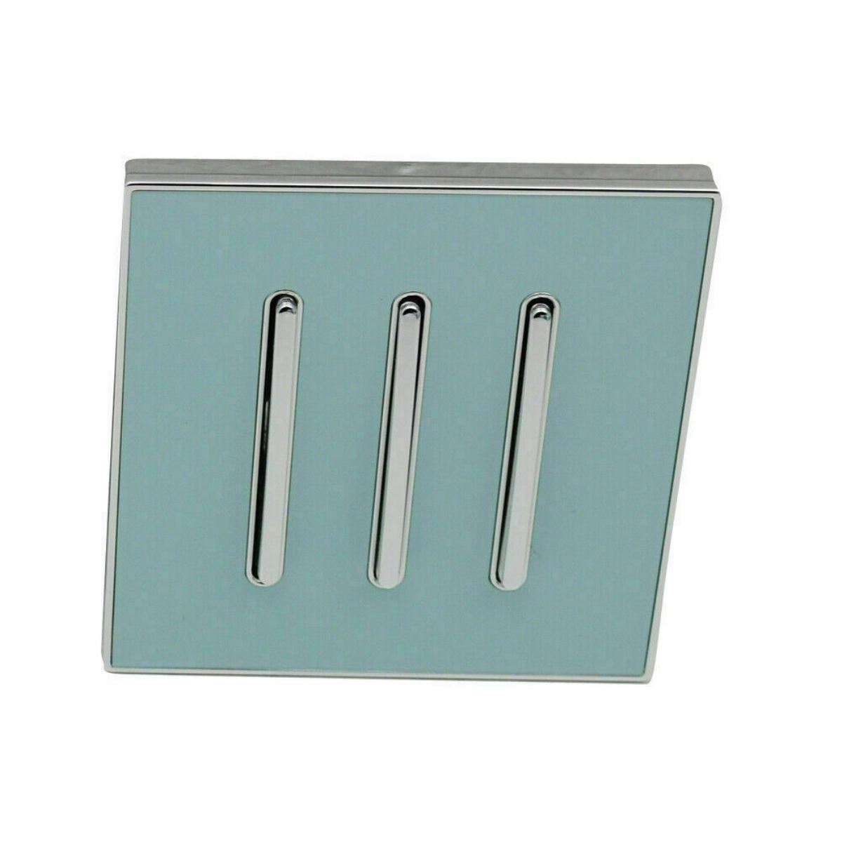 Screwless 1/2/3 Gang Wall Switch, Brushed Gold/Textured Cream/White, UK Standard