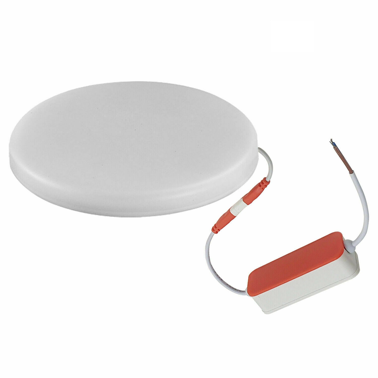 Round Recessed LED Ceiling Light, Cool White 6000K, Downlight and Uplight Panel