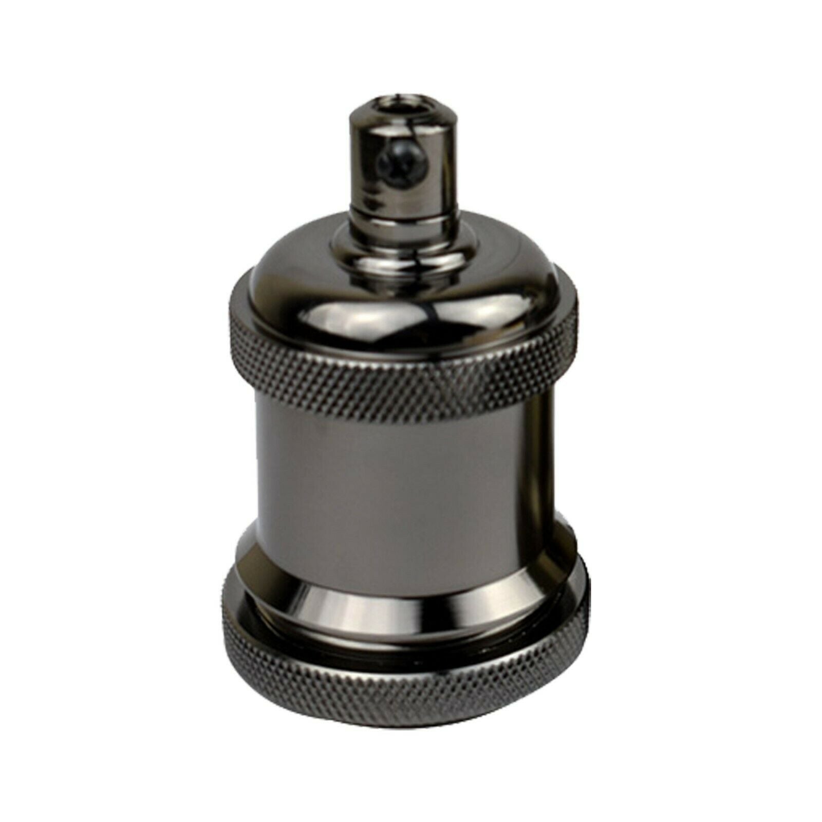Black Aluminium E27 Lamp Holder for Vintage Edison Bulbs
