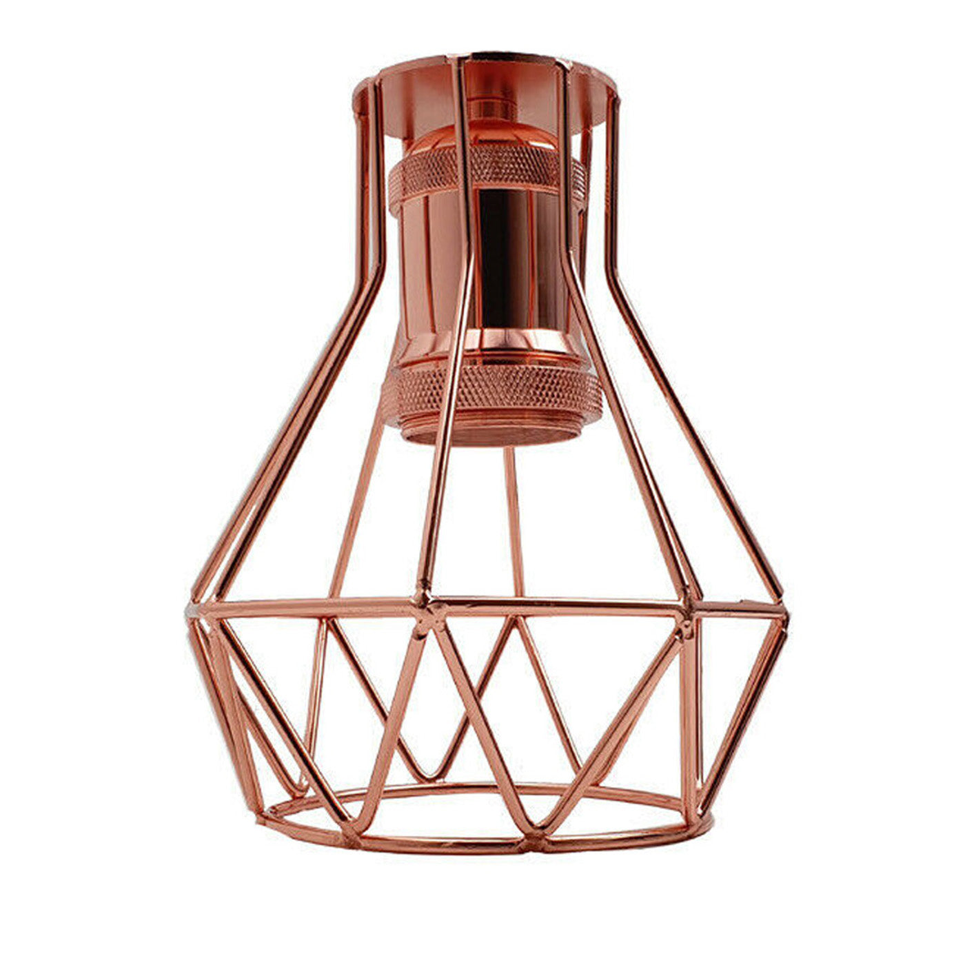 Vintage Industrial Metal Wire Cage Wall Lamp Guard Retro Light Shade Protection~1280
