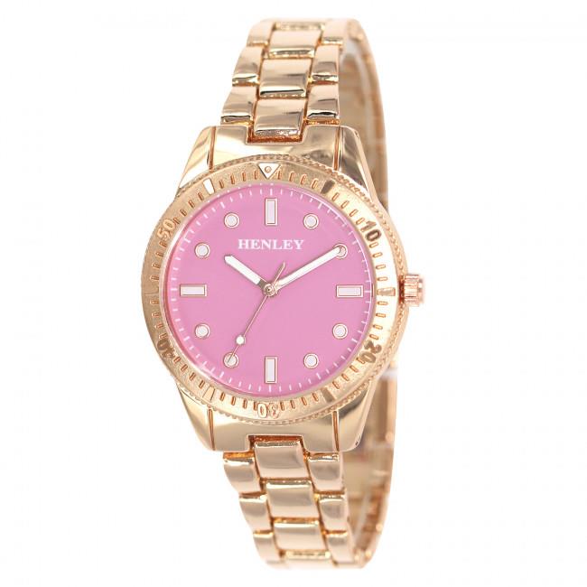 Henleys Ladies  The Candy Rose Bracelet Watch Pink- H07318.5