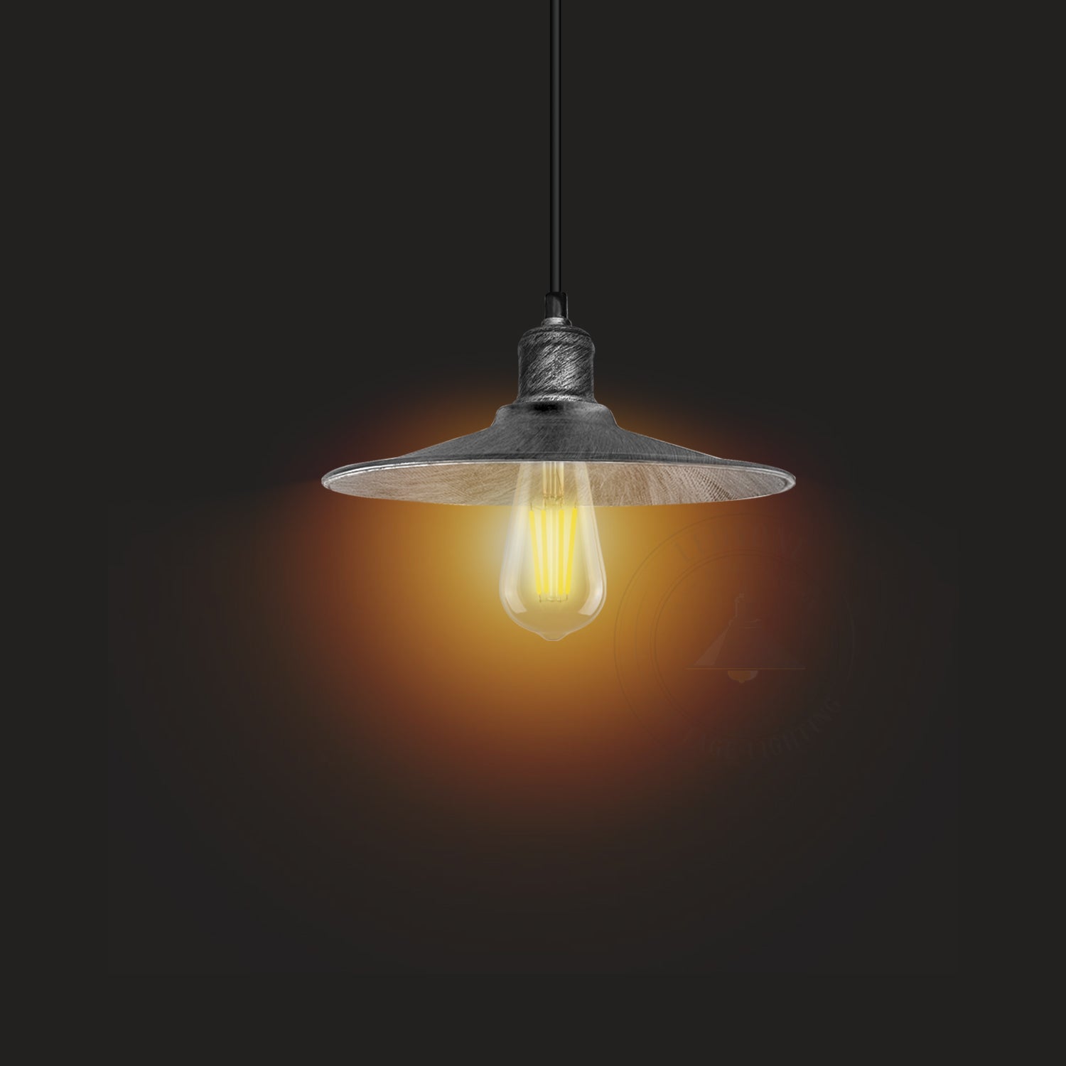 Single Head Vintage Ceiling Pendant Light Shade Hanging Lamp Light