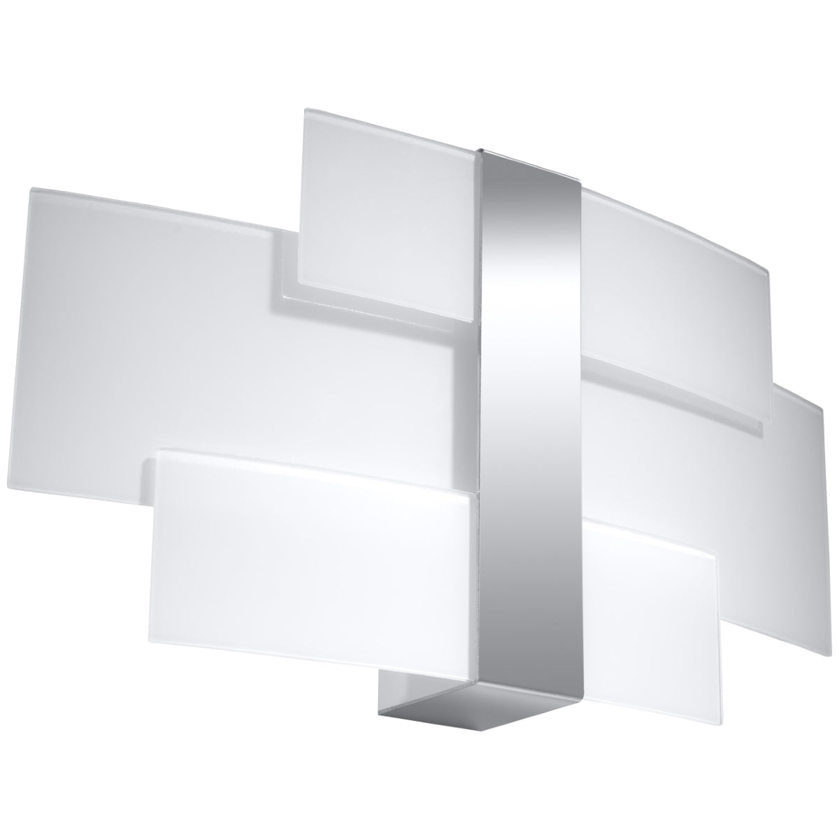 Celia Modern Steel and Glass Wall Lamp G9