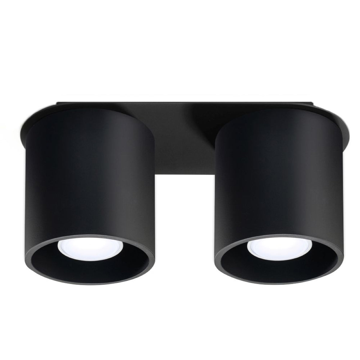 Orbis Ceiling Lamp, Aluminum, Black, GU10