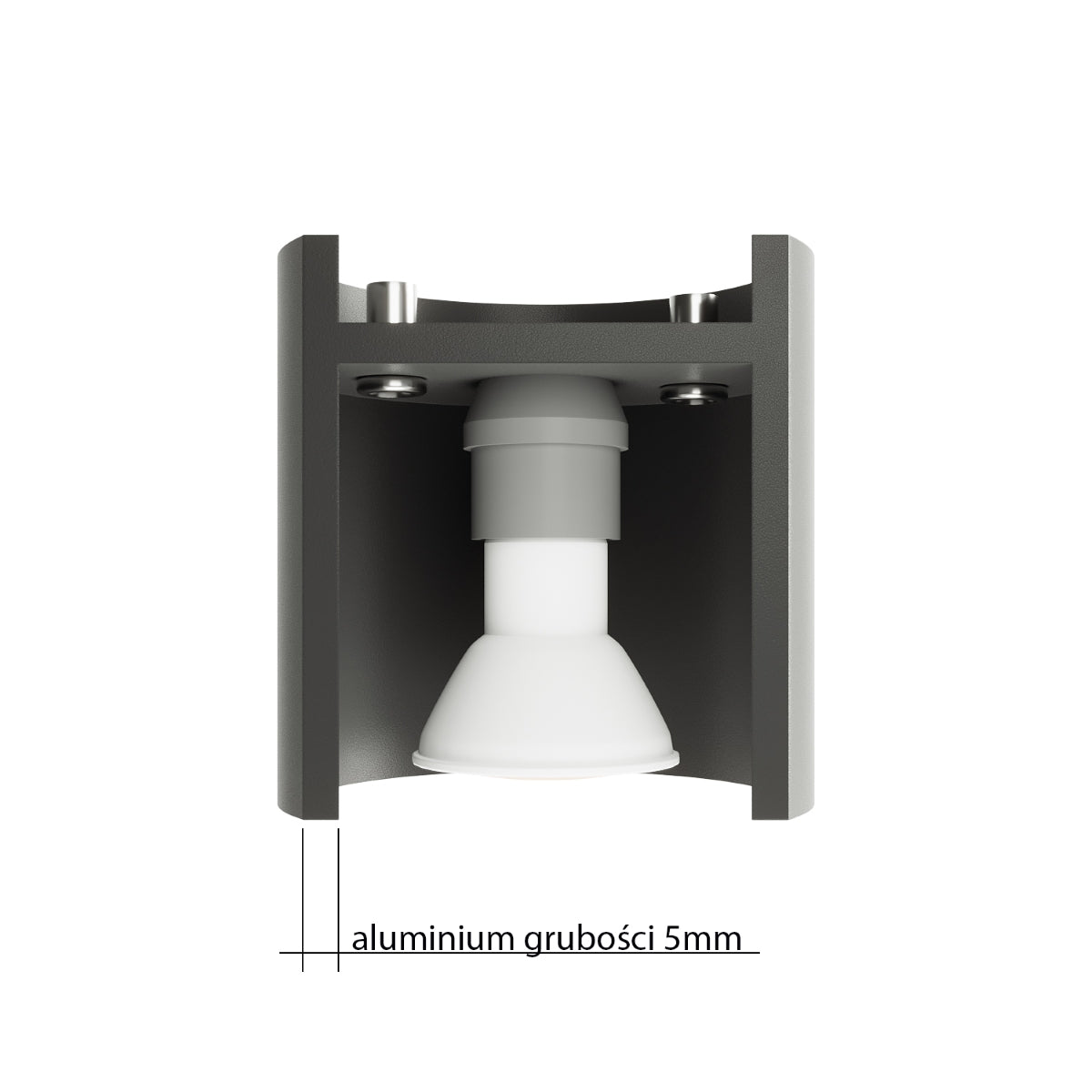 Ceiling lamp aluminum Orbis modern Design GU10
