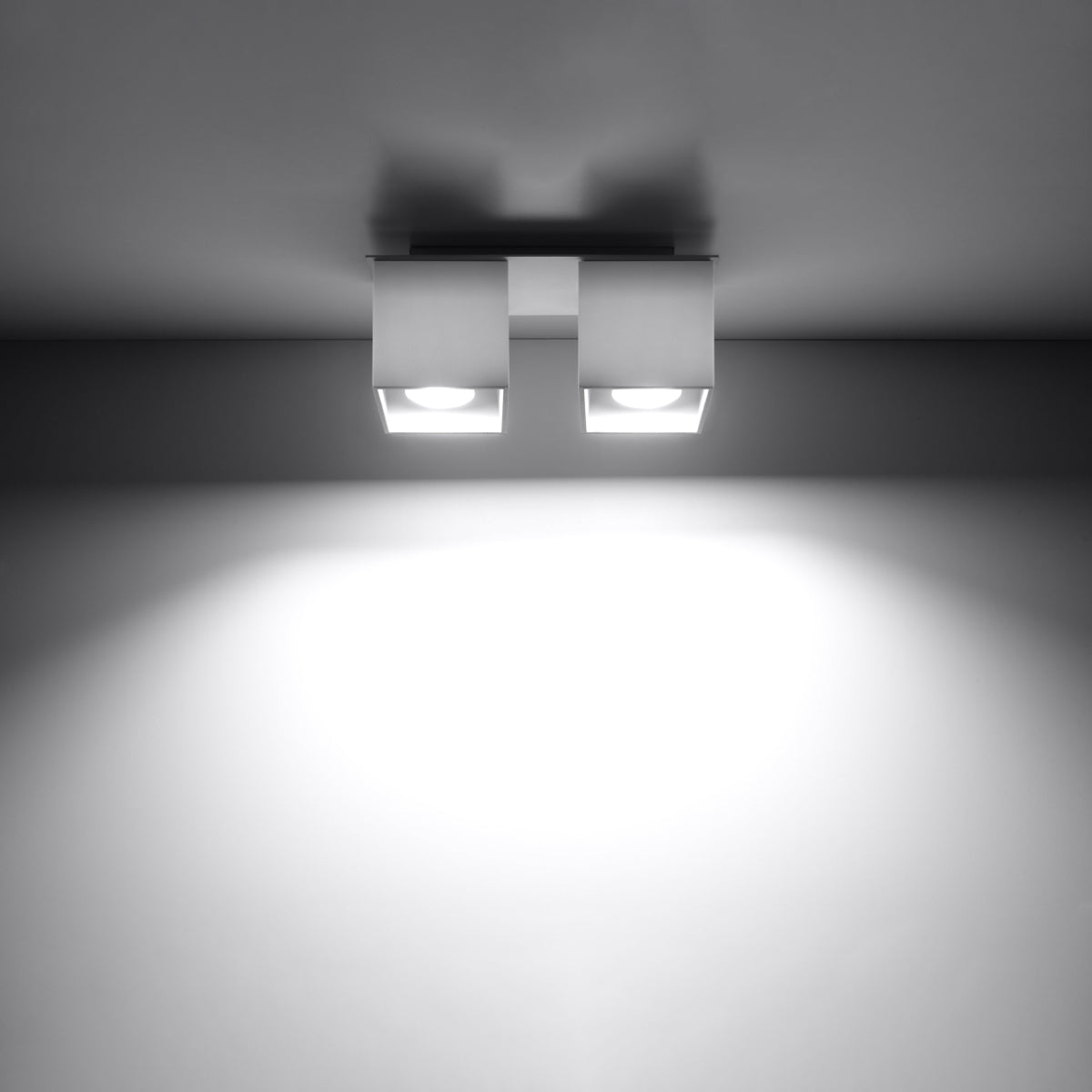 Ceiling lamp aluminum Quad modern Design GU10