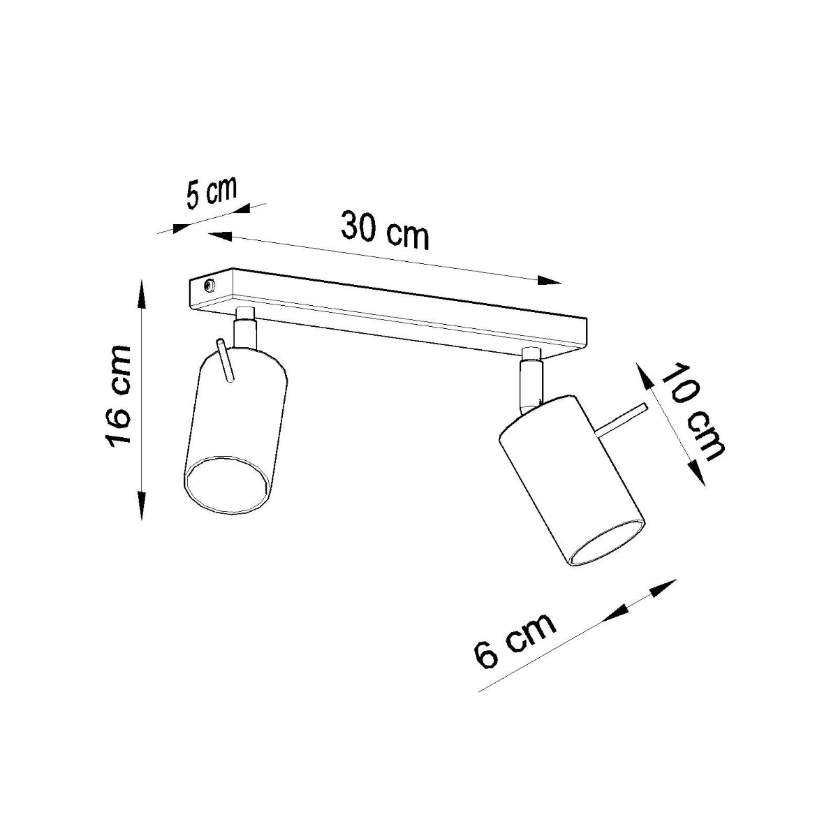 Ceiling lamp steel Ring modern Design GU10