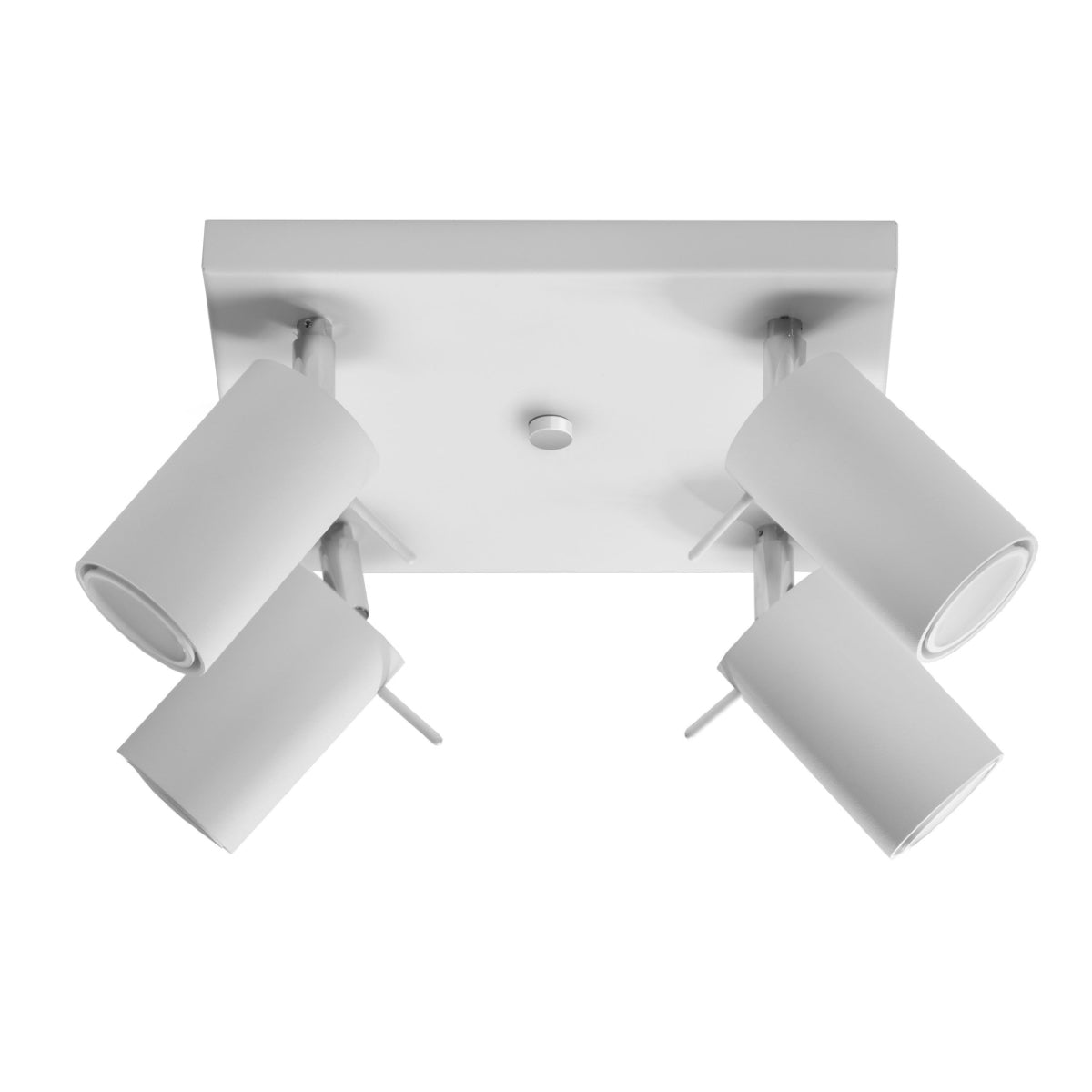 Ring Steel Ceiling Lamp GU10 White
